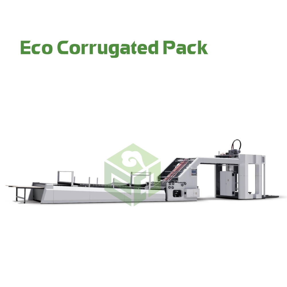 ECO-1450G High Speed Automatic 3 Layer Corrugated Cardboard Flute Lamination Machine