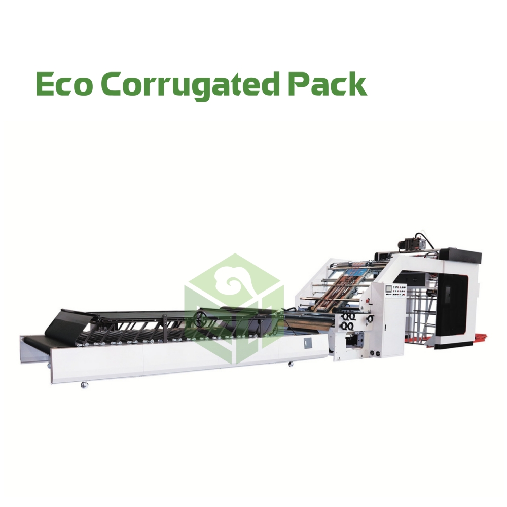 ECO-1650G High Speed Automatic 3 Ply Offset Printing Cardboard A/C/B/E/F Flute Laminator